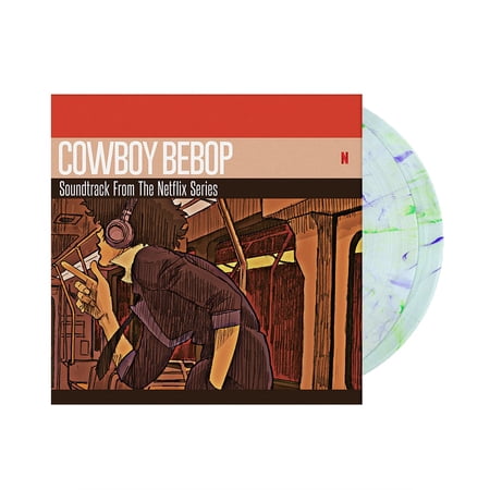 Seatbelts - Cowboy Bebop Netflix Original Series Soundtracks Exclusive Clear with Blue/Green Swirl Color Vinyl LP