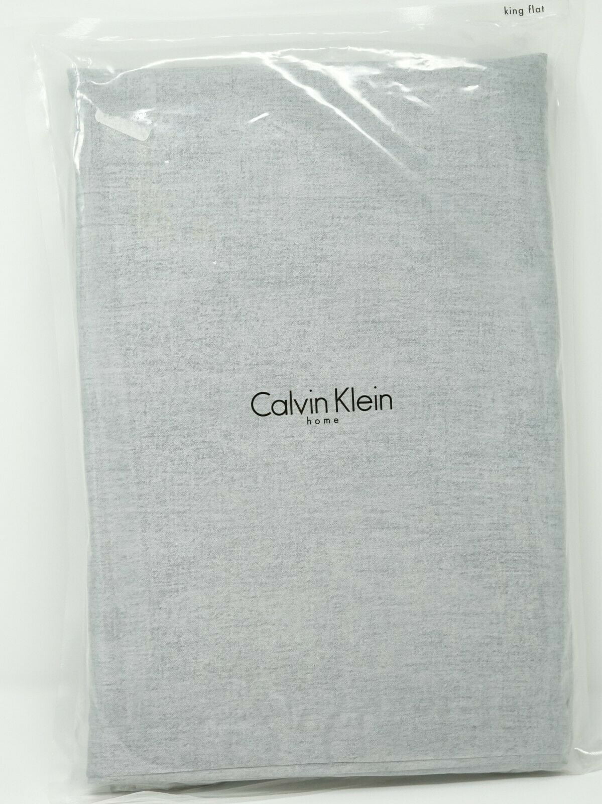 Calvin Klein Kura 280 Thread Count Cotton Sateen Flat Sheet - KING - Light  Sand 
