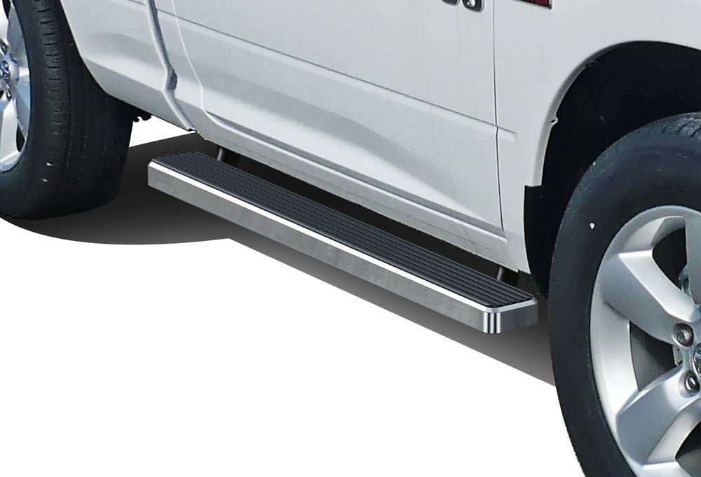Black Powder Coated 4 inches APS iBoard Running Boards Nerf Bars Side Steps Step Rails Compatible with 2009-2018 Ram 1500 Regular Cab Pickup 2Dr & 2010-2020 Ram 2500 3500 