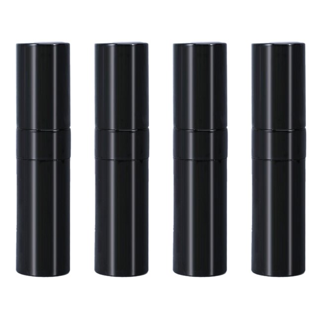 Botella de perfume de 4 piezas de 8 ml, botella de perfume de viaje portátil