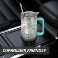 thumbnail image 7 of Cute Dog Design 40oz Tumbler with Handle - Double Wall Insulated Coffee Mug for Women - Dog Mom Gift Travel Cup with Straw, 7 of 7