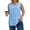 C-Blue, variant on Oryer Womens Plus Size Tank Tops Loose Fit Tunic Blouses Sleeveless Tops