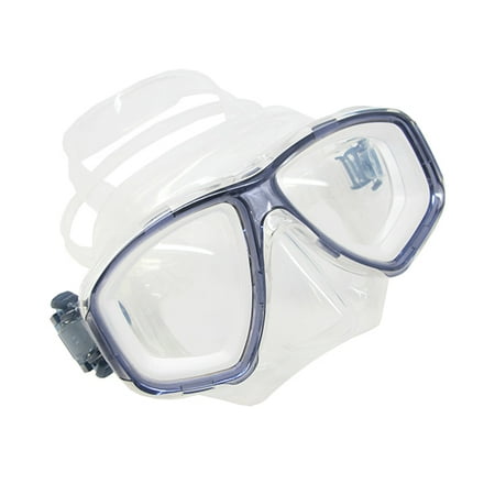 Scuba Titanium Blue Dive Mask NEARSIGHTED Prescription RX Optical Lenses (Best Scuba Mask Defogger)