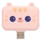 thumbnail image 1 of Hub USB 3 en 1 multifunción USB A a USB3.0 y 2 USB2.0 expansor de puerto USB para ratón teclado portátil PC rosa, 1 of 5