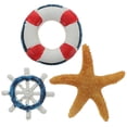 thumbnail image 1 of 3pcs Beach Theme Party Decorations Micro Landscape Ornaments Life Ring Models, 1 of 7