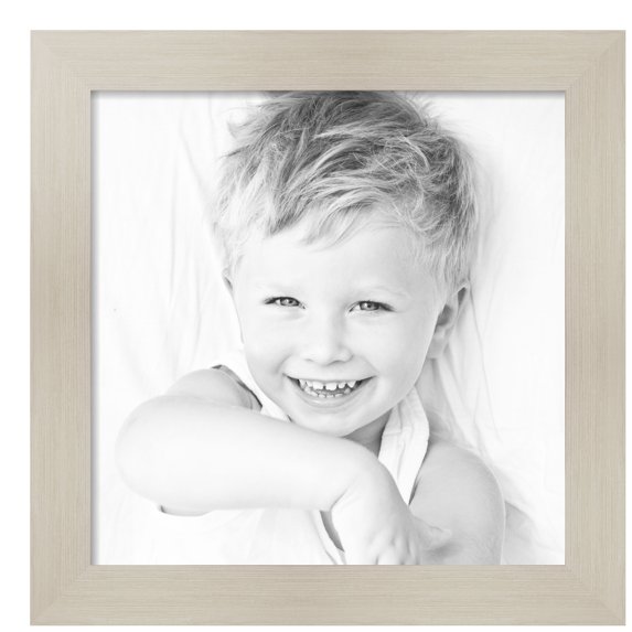 ArtToFrames 24" x 24" Natural Picture Frame, 24x24 inch Brown MDF Poster Frame (WOM-5315), Pack