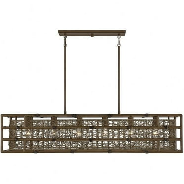 Farmhouse Six Light Chandelier in Grapevine Finish Bailey Street Home 159-Bel-4487672