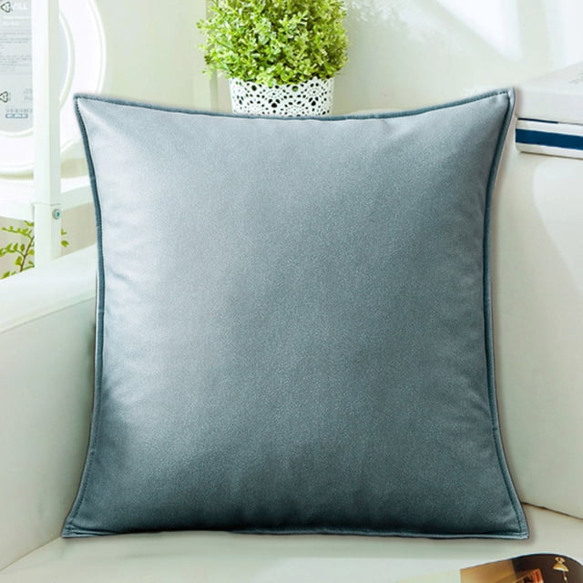 PRETXORVE Bedside Cushion Office Lumbar Backrest Sofa Pillowcase 17X17in Core Not Included