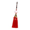 thumbnail image 4 of JISADER 2xCar Mirror Charm Pendant Feng Shui Decor Mirror Pendant Red, 4 of 9