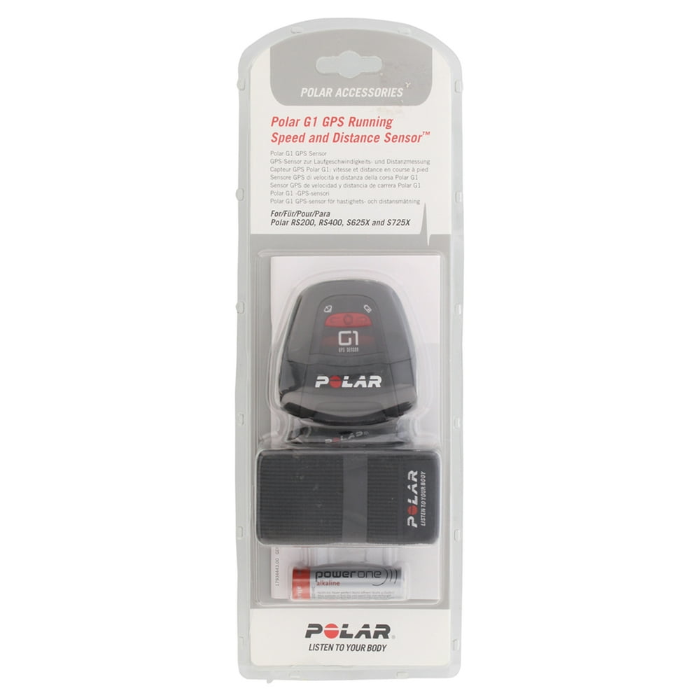 Polar G1 GPS Running Speed and Distance Sensor Set Black OS, Color