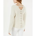 thumbnail image 2 of American Rag Juniors Lace Up Sweater, 2 of 2