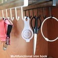 thumbnail image 4 of Nail Free Storage Hooks Hanging Storage Rack Kitchen Utensil Hanger 6 Hooks Coffee Mug Holder Cup Hooks Under Cabinet, 4 of 9
