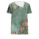 thumbnail image 5 of Top de Verano Mujeres Cuello en V Casual Top de Manga Corta, Ligera Primavera Y Blusa de Verano para las Mujeres, 5 of 5