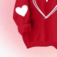 thumbnail image 4 of Wo-Fusoul Chandail à Capuchon de la Saint-Valentin pour Enfants, Manches Longues Doublé en Molleton Coupe Ample Décontracté à Imprimé Col Rond, pour Garçons et Filles de 1 à 13 Ans, 4 of 5