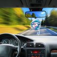 thumbnail image 1 of Rearview Mirror Pendant, Car Christmas Tree Decor, Swivel Design, Acrylic Material, For Travel, Automotive Accessories, Festive Ornament, Rearview View Decor, Car Windshield Accent, Holiday Style,, 1 of 8