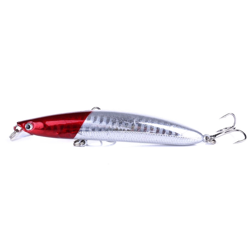 HENGJIA Fishing Deep Diving Fishing Lures Swimbait Large Sinking Minnow Lure Saltwater Jerkbait Lure 8Pcs/kit, 3.54in/0.32oz
