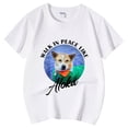 thumbnail image 3 of ibiyuan Toddler Boys Clothes Round Neck Casual Short Sleeve 4t Shirts Girls Cute Print Tees Fashion Party Gift Summer Tee Tops, 3 of 4