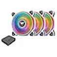 thumbnail image 2 of Thermaltake Riing Quad 12 RGB Radiator Fan TT - Premium Edition - case fan - 120 mm - white (pack of 3), 2 of 4