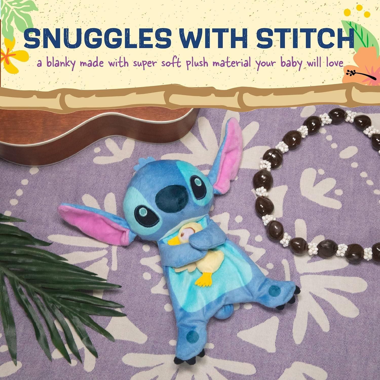 Kids Preferred Disney Stitch Snuggle Blanket, Blue