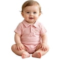 thumbnail image 1 of Odeerbi Niños Niñas Tenis Bodysuit Lindo Bordado Manga Corta Cuello Algodón Golf Bodysuits, 1 of 7