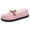 Pink, variant on Xfvqtps Womens Velvet Slip on Moccasins Indoor Outdoor House Shoes Warm Comfortable Casual Flat Slippers for Fall Winter Black