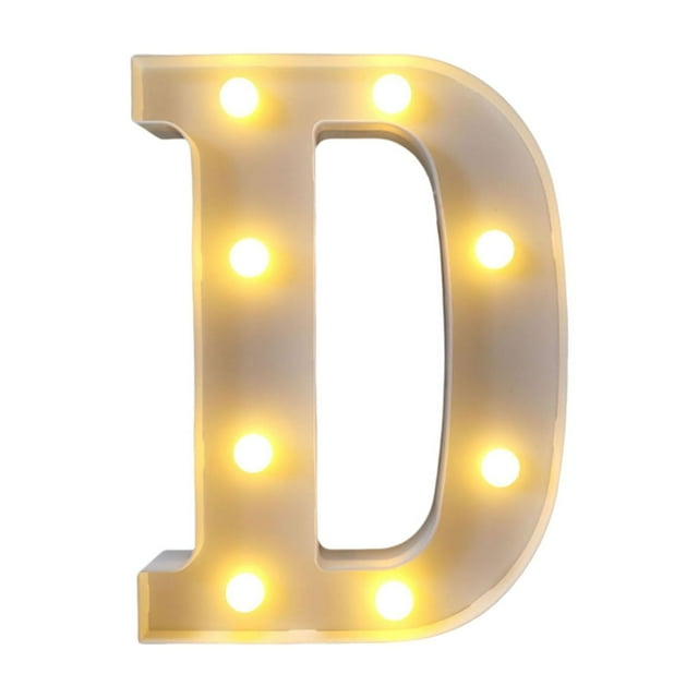 EGNMCR Home Decor, Room Decor, Wall Decor Letters Lights Alphabet Lamp LED Letter Lighting Letter Light Illuminated Letters s Decoration For Birthday Party Wedding Children’s Room luminous letter lamp