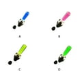 thumbnail image 4 of Guardoinrt LED Wheel Line Light Elements Equipment Flash Lamps Bike Decoration Parts Blue Shell Blue light 1Set, 4 of 6