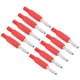 thumbnail image 3 of 10 conectores banana J.10023 de 4 mm, de latón, profesionales, macho, para accesorios de seguridad, color rojo, 3 of 14