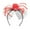 Red, variant on Wovilon Halloween Bathroom Decor, Halloween Headband Festive Party Spider Headband Black Tricky