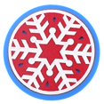 thumbnail image 1 of Christmas Absorbent Coaster Xmas Tree Snowflake Coaster Silicone Drink Coaster, 1 of 10