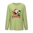 thumbnail image 4 of Qertyioot Chandail en Molleton d'Hiver pour Femmes Imprimé de Noël, Manches Longues Décontracté Col Rond Mode Pull, 4 of 6