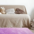 thumbnail image 5 of 5.3x1.6FT Bedside Carpet Soft Plush Rug for Living Room Study Room and Bedroom Non Slip Home Decor Aesthetics Carpet(White), 5 of 8