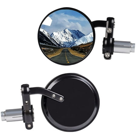 Harley Davidson Used Bikes KAWELL Universal Round Bar End Convex Mirrors Inceased Vision For 7/8
