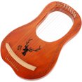 thumbnail image 5 of 1 Set of Lyre Harp 10 String Lyre Harp Wooden Lyre Harp Delicate Musical Instrument, 5 of 5
