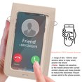thumbnail image 4 of Monedero del teléfono celular, monedero del teléfono de la ventana de la pantalla táctil para el bolso del acollador de la cartera con el hombro MFZFUKR BST3000381-3, 4 of 6