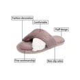 thumbnail image 2 of FLORATA Women Thong Home Slippers Plush Flip-Flops Soft Non Slip Fashion Indoor House Spa Fur Slipper Fluffy Slide Shoes, 2 of 8
