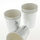 thumbnail image 5 of 8 Piezas Tazas de Papel Desechables para Cafe, Agua, Té, Recipientes para Desechables - 8 x 8 x 10 cm Plata Macarena Tazas de papel para fiestas, 5 of 6