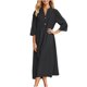 thumbnail image 2 of mfyjkho Vestidos para mujer, Vestido holgado de manga corta con escote en V y talla grande para mujer Vestidos festivos para mujer xxxl, 2 of 9