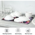 thumbnail image 7 of FREEAMG Skull with Colorful Flower Dish Drying Mat for Kitchen, 18 x 24 Inch Microfiber Absorbent Dish Drying Pad, Kitchen Counter Protect Mats, 7 of 7