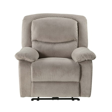 Serta Push-Button Power Recliner with Deep Body Cushions  Upholstered  Multiple Colors