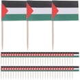 thumbnail image 2 of 100pcs Palestine Flag Cake Pick Topper National Flag Toothpick Small Fruit Toothpick Flags Decorations, 2 of 2
