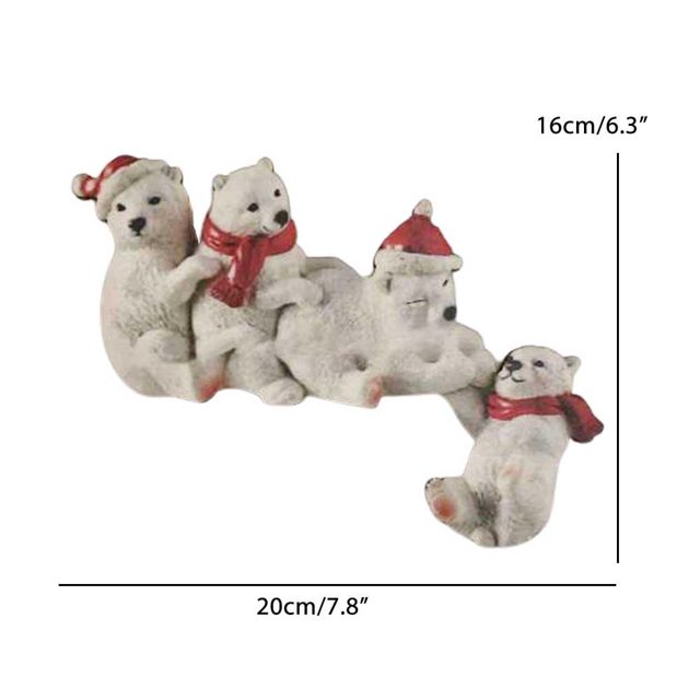 Percha de puerta de madera hecha a mano con forma de Papá Noel y reno para decoración navideña