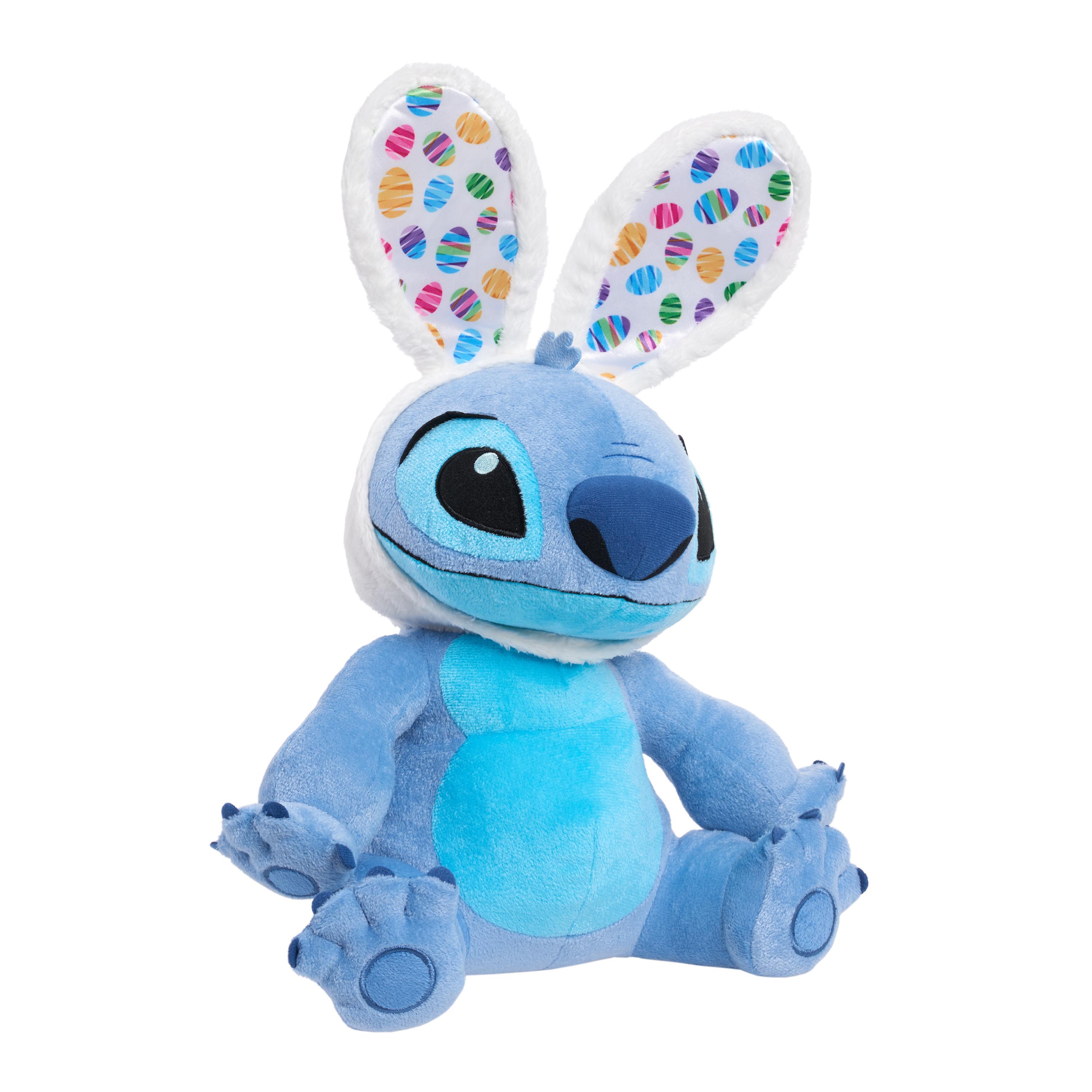 Disney Seasonal Stitch Large 10.5-Inch Plush with Bunny Ears, Ages 3 +