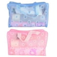 thumbnail image 3 of Travelwant Portable Flower Waterproof Travel Cosmetic Toiletry Storage Pouch Makeup Bag, 3 of 8