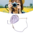 thumbnail image 3 of <p>Pu Leather Drawstring Pouch Bag Camera PU Leather Drawstring Pouch Bag Waterproof Portable PU Leather Camera Bag Case With Shoulder Strap</p>, 3 of 7