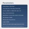 thumbnail image 2 of Cable IEM Keephifi KBEAR ST16 Plus Upgrade de 2 m, 4,4 mm, 2 pines, 2 of 8