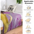 thumbnail image 4 of Funny Face Blanket Flannel Fleece Throw Blankets 50"X40" Soft Cozy Winter Fall Blanket Fuzzy Plush Home Decor For Couch Bed Sofa Living Room Bedroom, 4 of 5
