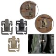 thumbnail image 2 of 5Pcs Drinks Bag Tube Clamps Pack Water Hose Clamps Fixtures Clip Outdoor Tactic Bag Tube Clip Water Bladder Hose Clip mud color, 2 of 5