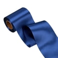 thumbnail image 3 of GTYBOVA 4 Inch Silk Satin Ribbon – 25 Yards , Frayed Edge for Gift Wrapping, Wedding Bouquets, Baby Shower Decor, Bridal & Holiday Crafts Navyblue, 3 of 7