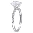 thumbnail image 3 of Everly Women's Created Moissanite 14K White Gold Engagement Ring, 3 of 6